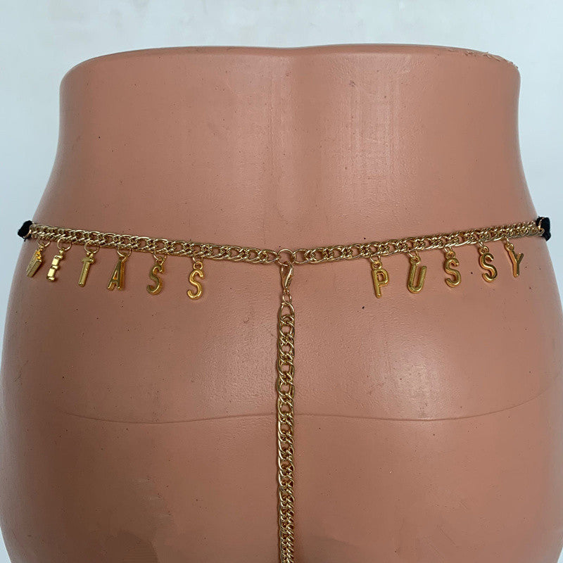 Customized Thong Waist Chain Body Chain Customized Thong Waist Chain Body Chain
